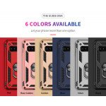 Wholesale Galaxy S10e Tech Armor Ring Grip Case with Metal Plate (Black)
